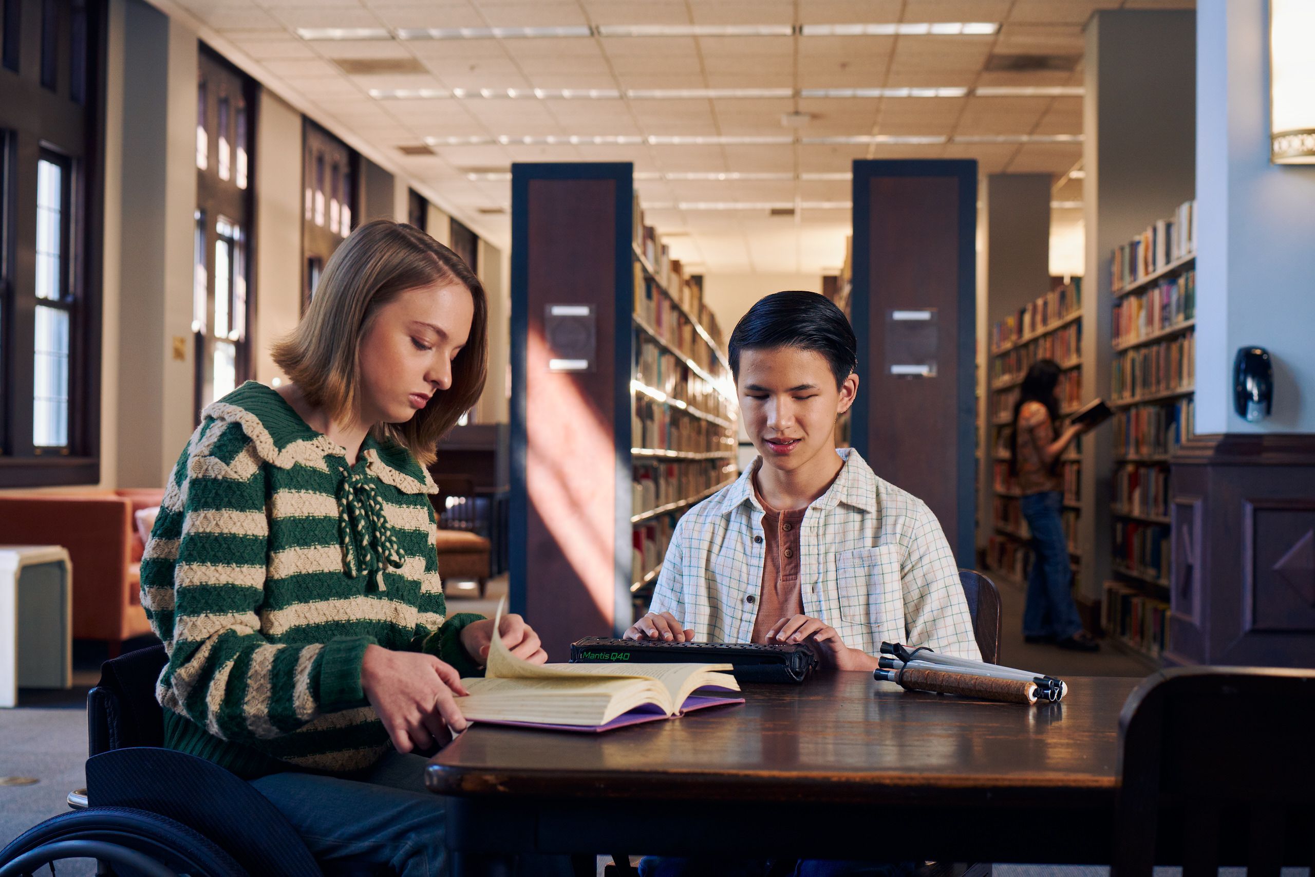 Side by Side in the Library